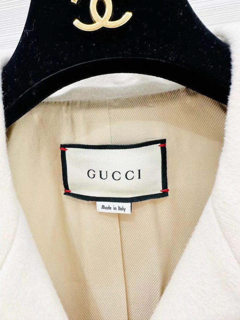 Gucci Gucci Double-Breasted Long Coat Size US M / EU 48-50 / 2 - 2 Thumbnail
