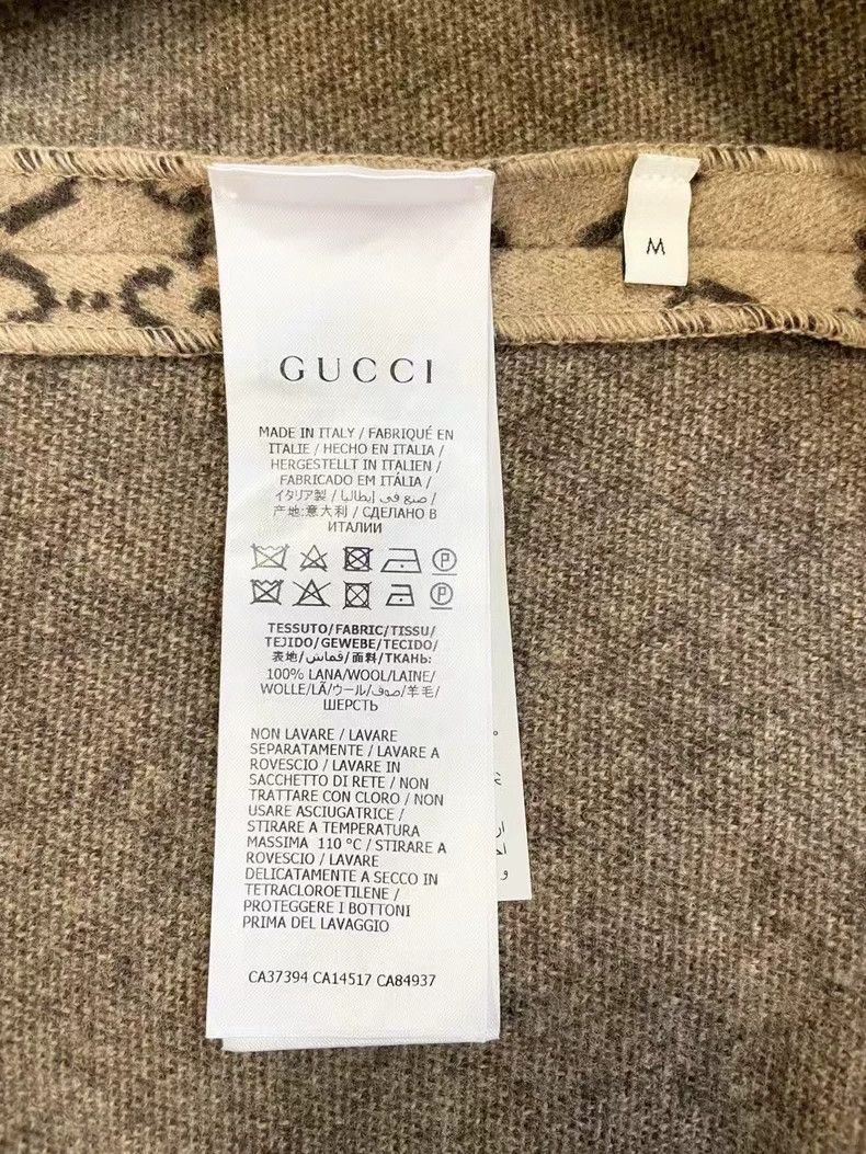 Gucci Gucci Logo Wool Cape Coat Size US M / EU 48-50 / 2 - 6 Thumbnail
