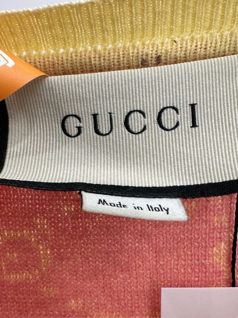 Gucci Gucci Logo Print Knit Sweater Pink Size US XL / EU 56 / 4 - 3 Thumbnail