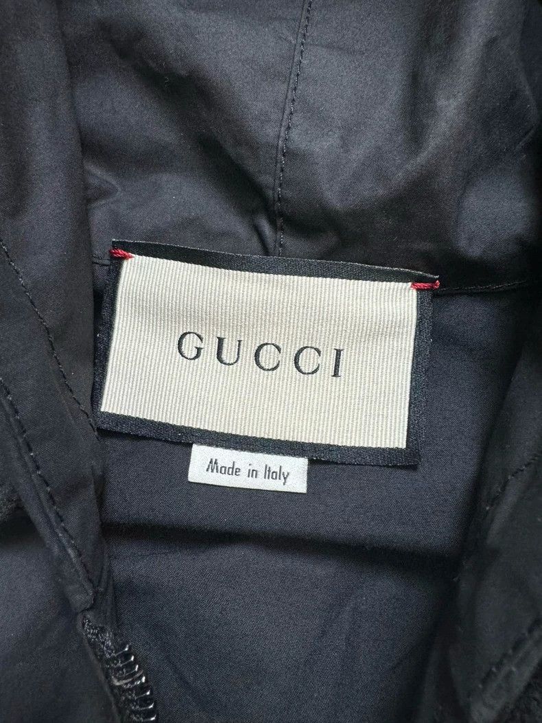 Gucci Gucci Black Hooded Jacket with Stripes Size US XL / EU 56 / 4 - 4 Thumbnail