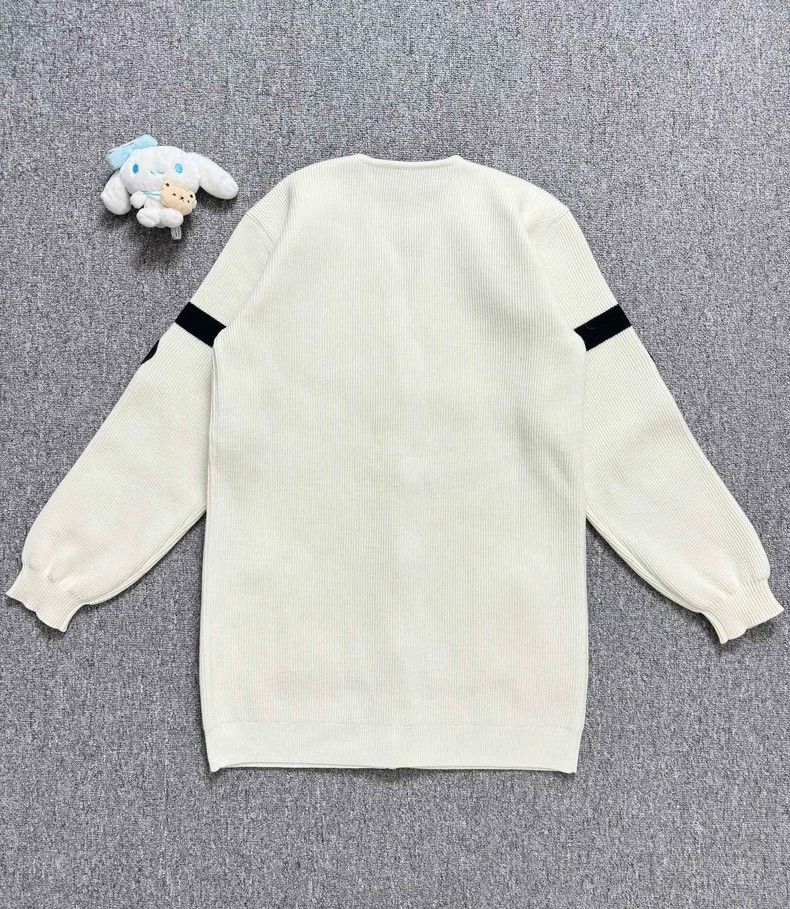 Gucci Gucci White Knit Cardigan with Logo Size US S / EU 44-46 / 1 - 2 Thumbnail