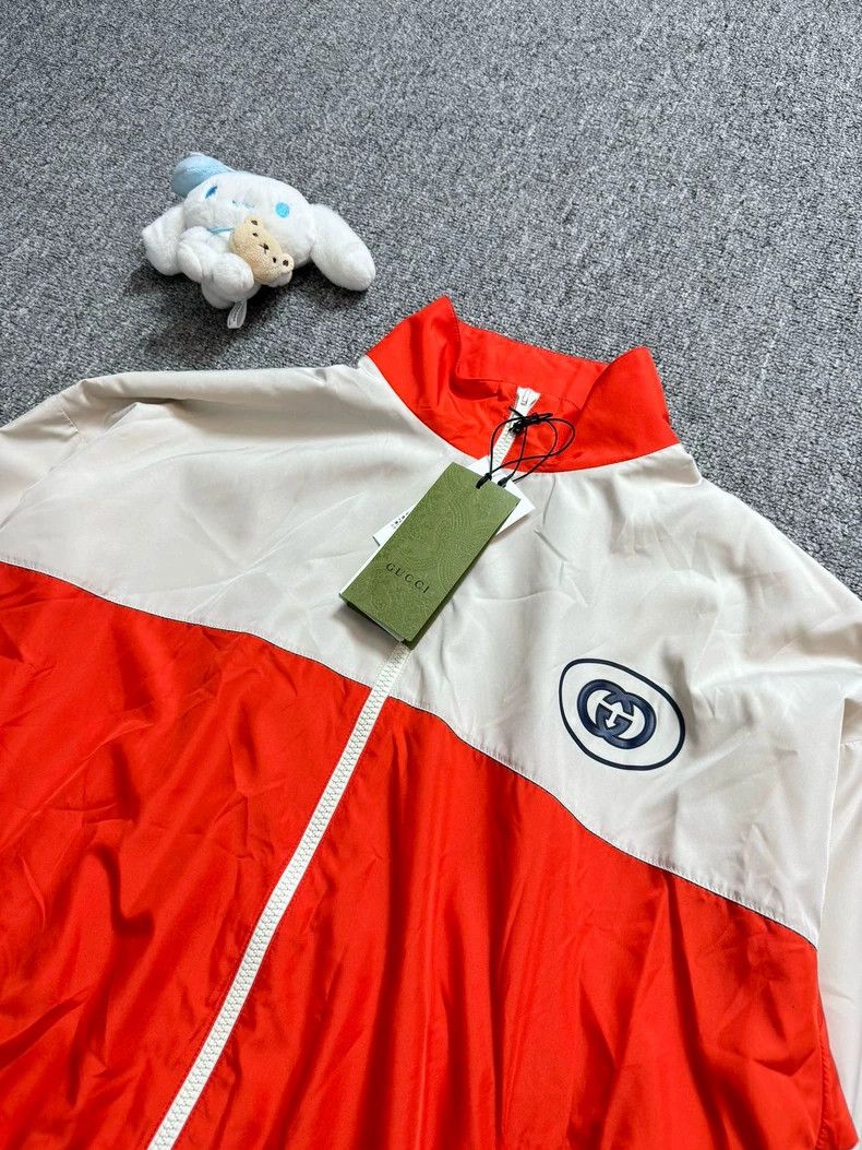Gucci Gucci Orange Colorblock Zip Jacket Size US S / EU 44-46 / 1 - 3 Thumbnail