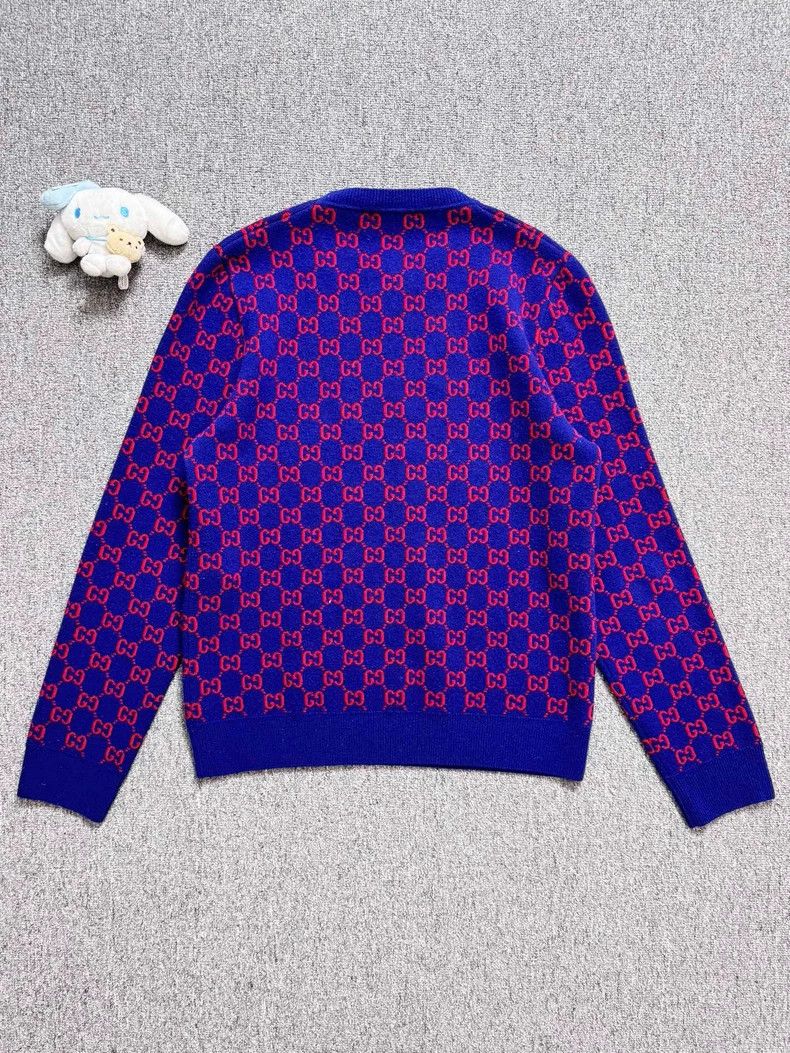 Gucci Gucci Monogram Wool Knit Sweater Size M Size US M / EU 48-50 / 2 - 2 Thumbnail