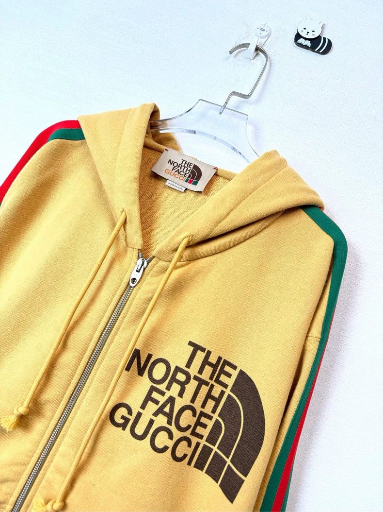 Gucci Gucci x The North Face Yellow Hoodie Size US M / EU 48-50 / 2 - 2 Thumbnail