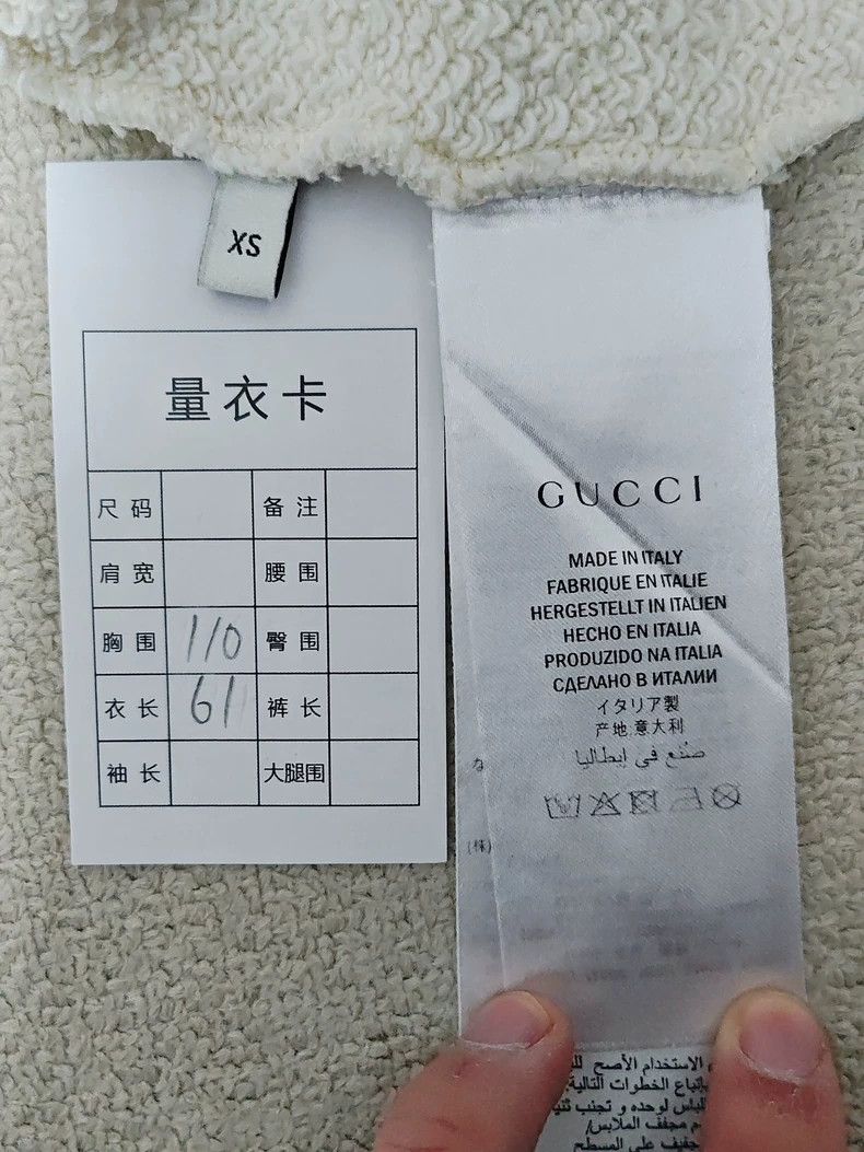 Gucci New GUCCI Logo Print Hooded Sweatshirt Size US XS / EU 42 / 0 - 5 Thumbnail