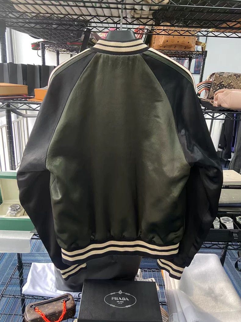 Gucci Classic Stripe Logo Velvet Jacket Size US M / EU 48-50 / 2 - 2 Thumbnail