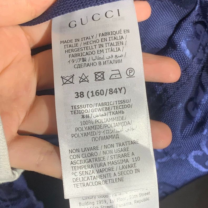 Gucci GUCCI Blue Patterned Jacket for Men Size US M / EU 48-50 / 2 - 5 Thumbnail