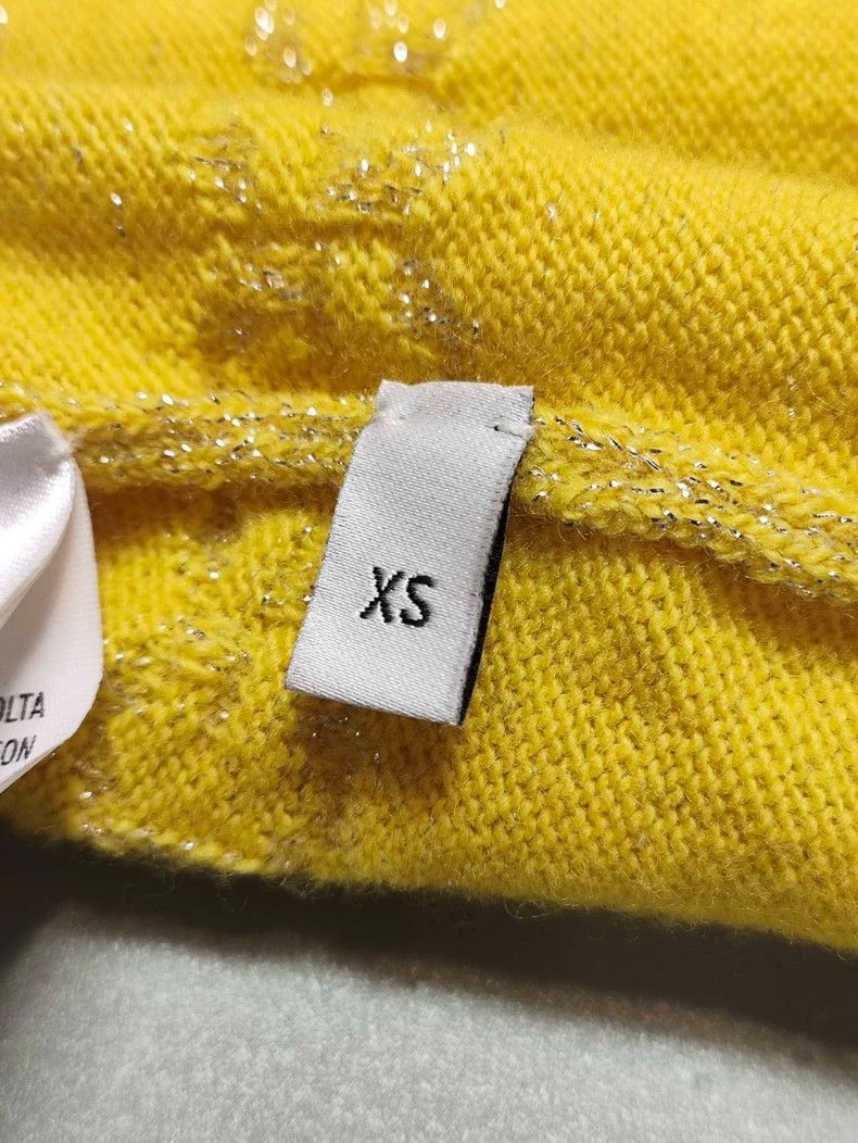 Gucci Gucci Yellow Short Sleeve Knit Top Size US XS / EU 42 / 0 - 6 Thumbnail