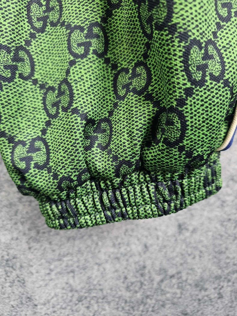 Gucci Gucci Full Print Casual Pants in Green Size US 32 / EU 48 - 6 Thumbnail