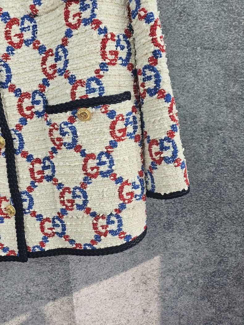 Gucci Logo Print Long Sleeve Jacket Size US XL / EU 56 / 4 - 6 Thumbnail