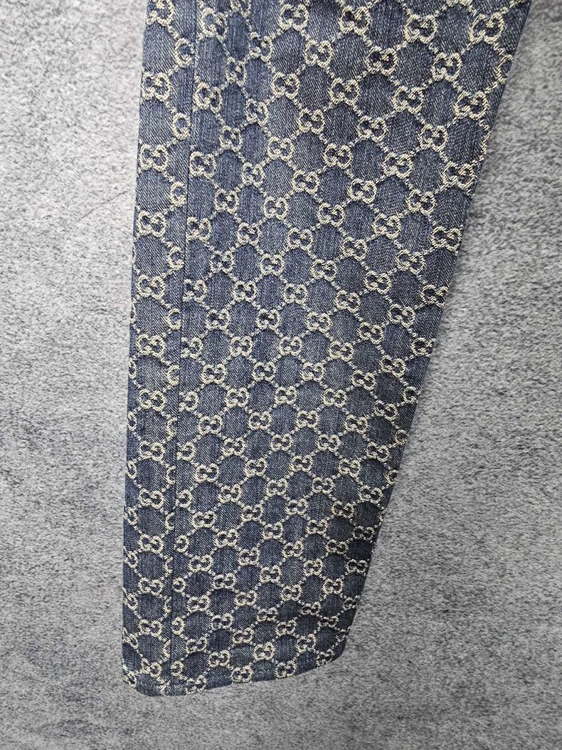 Gucci Gucci Printed Denim Pants Size 32 Size US 32 / EU 48 - 4 Thumbnail