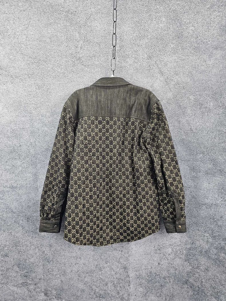 Gucci Gucci Printed Denim Jacket in Size 48 Size US L / EU 52-54 / 3 - 2 Thumbnail