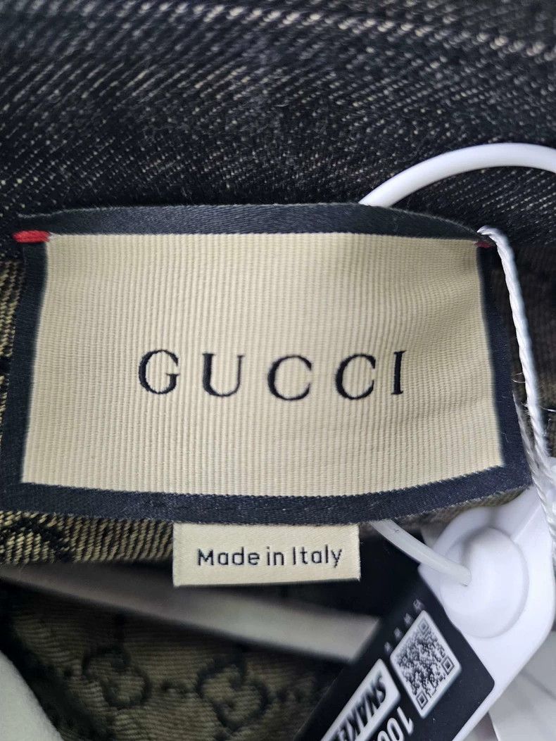 Gucci Gucci Printed Denim Jacket in Size 48 Size US L / EU 52-54 / 3 - 7 Thumbnail