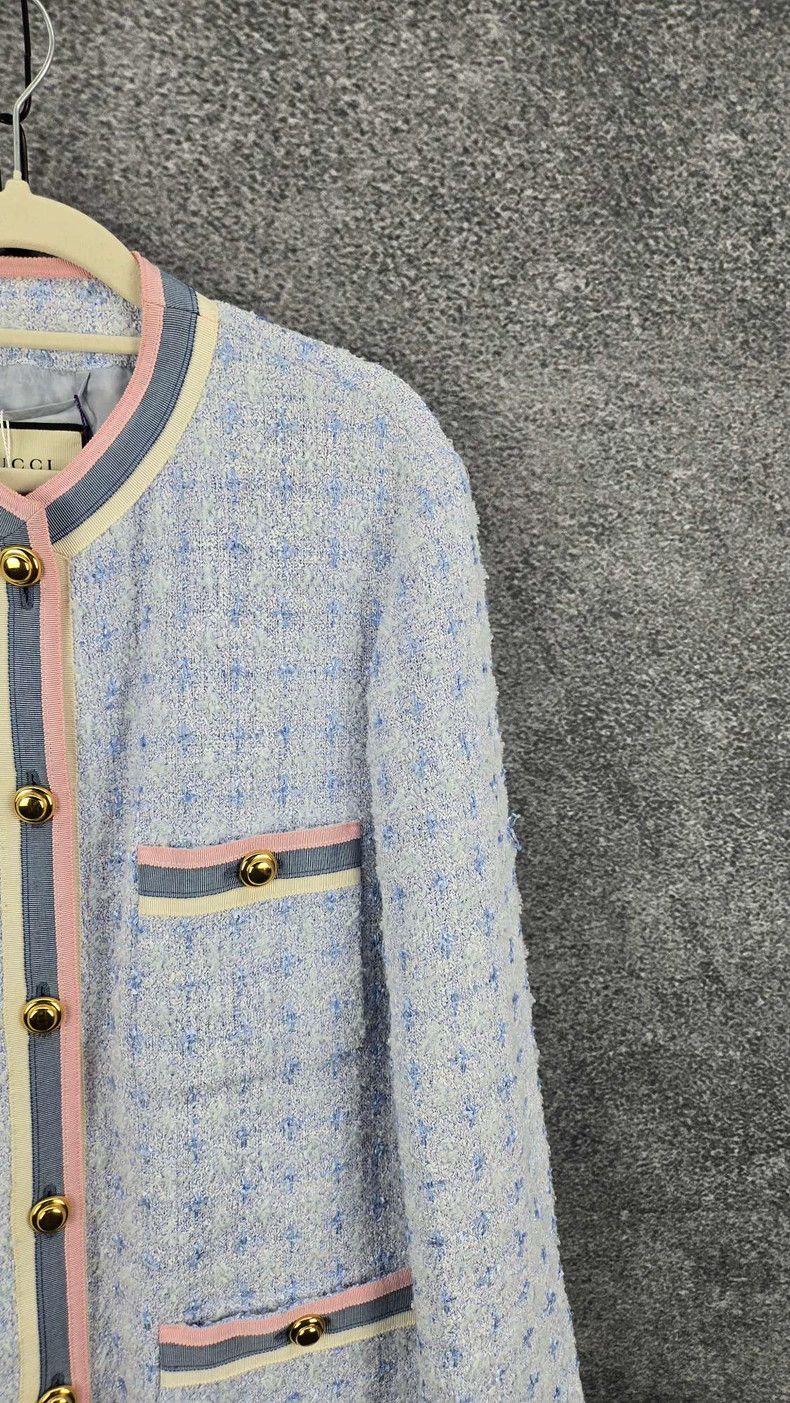 Gucci Gucci Round Neck Woollen Coat Size US M / EU 48-50 / 2 - 4 Thumbnail