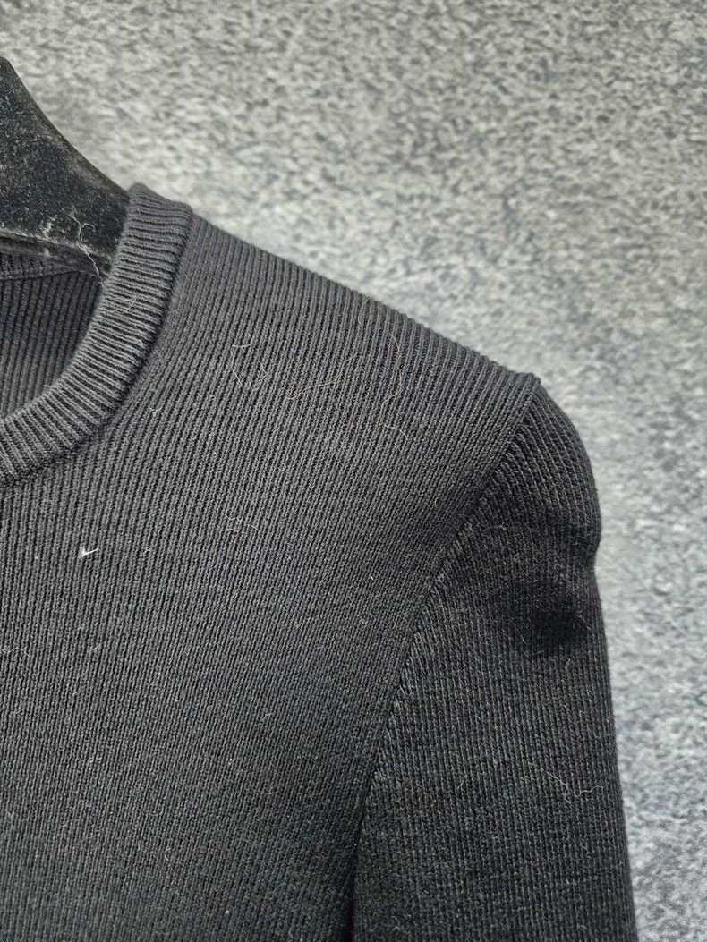 Prada Black Logo Embroidered Knit Sweater Size US M / EU 48-50 / 2 - 4 Thumbnail