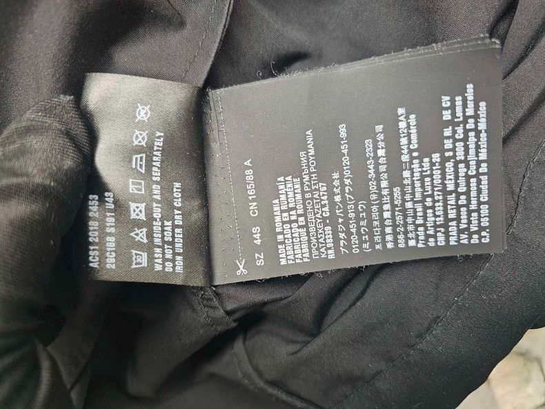 Prada Black Casual Jacket by Prada Size US XL / EU 56 / 4 - 8 Thumbnail