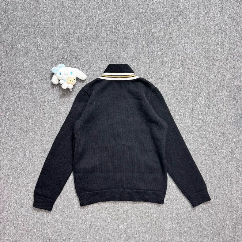 Gucci Gucci Black Wool Knit Cardigan with Bee Size US XS / EU 42 / 0 - 2 Thumbnail