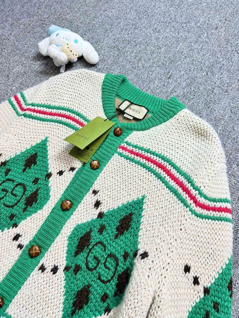 Gucci Thick Gucci Knitted Cardigan in Green Size US M / EU 48-50 / 2 - 3 Thumbnail