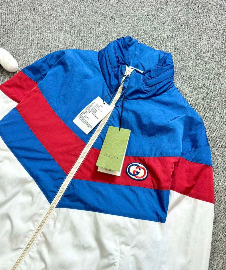 Gucci Gucci Color Block Zip Jacket Size US M / EU 48-50 / 2 - 2 Thumbnail