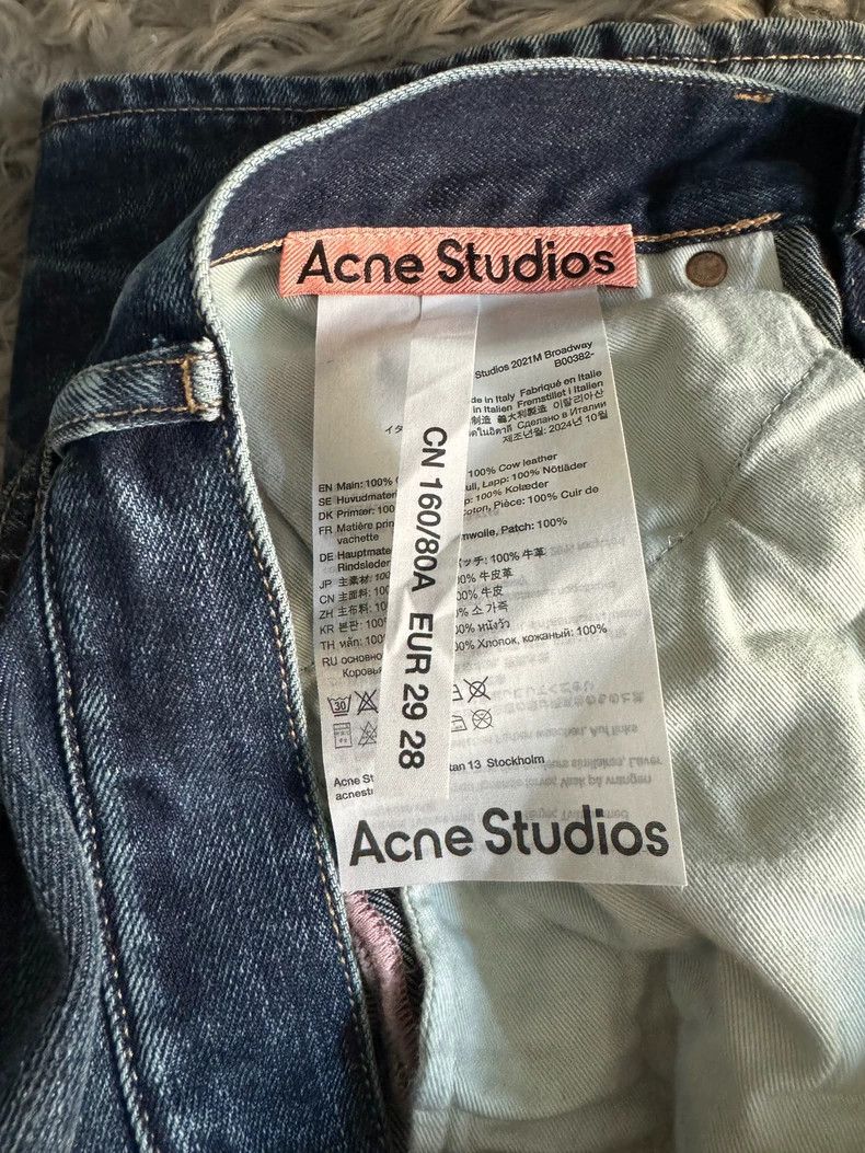 Acne Studios Acne Studios Dark Blue Denim Pants Size US 28 / EU 44 - 4 Thumbnail