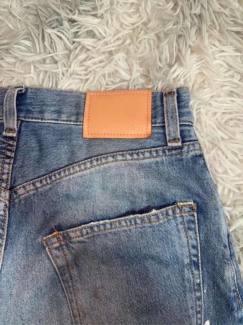 Acne Studios Acne Studios Baggy Denim Pants with Paint Splatter Size US 34 / EU 50 - 4 Thumbnail