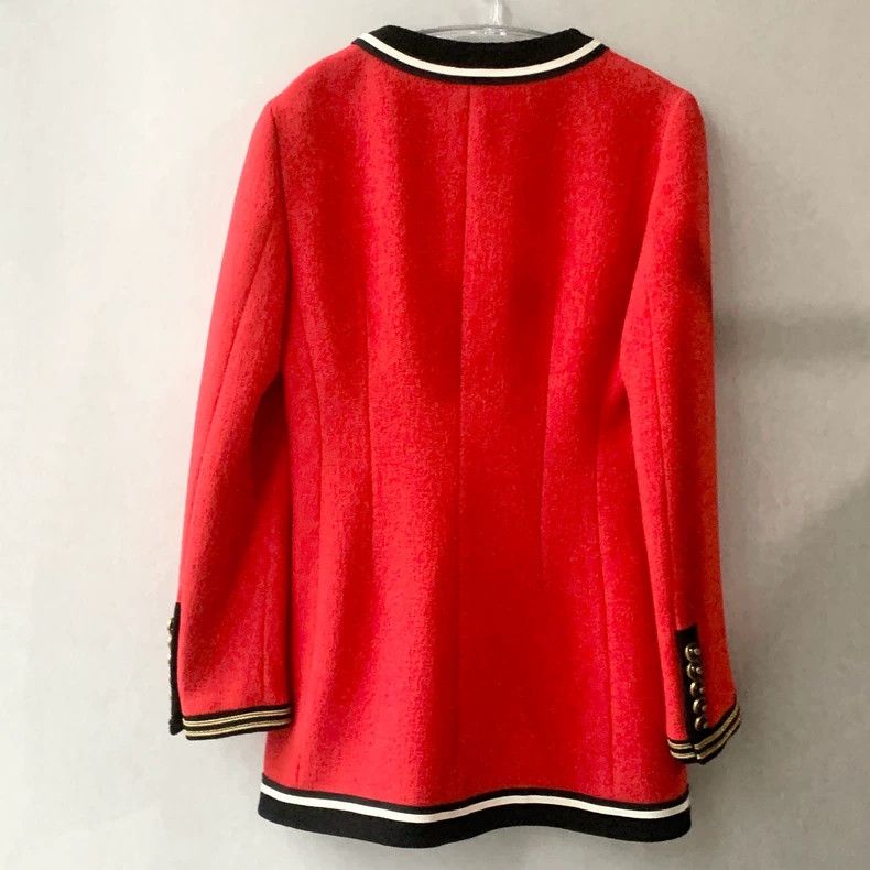 Gucci Red Vintage Stripe Knit Jacket by Gucci Size US M / EU 48-50 / 2 - 2 Thumbnail