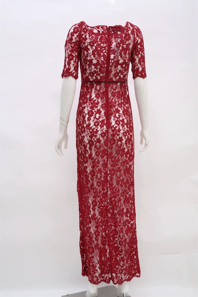 Gucci Gucci Red Lace Dress with Tags Size US XXS / EU 40 - 3 Thumbnail