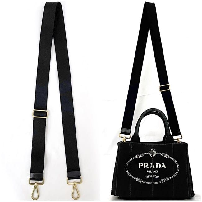 Prada PRADA Tote Bag Black Cotton Size ONE SIZE - 2 Thumbnail