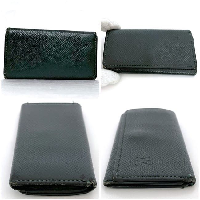 Louis Vuitton LOUIS VUITTON Green Leather Size ONE SIZE - 2 Thumbnail