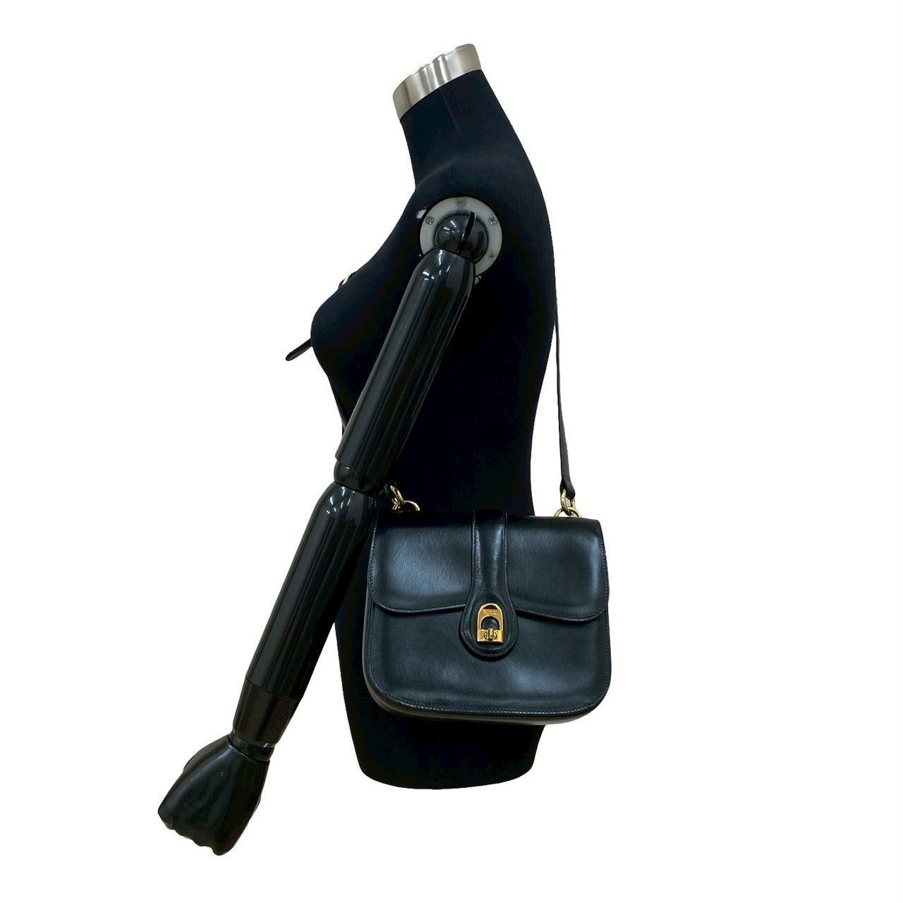 Gucci Gucci Shoulder Bag Black Leather Size ONE SIZE - 2 Thumbnail