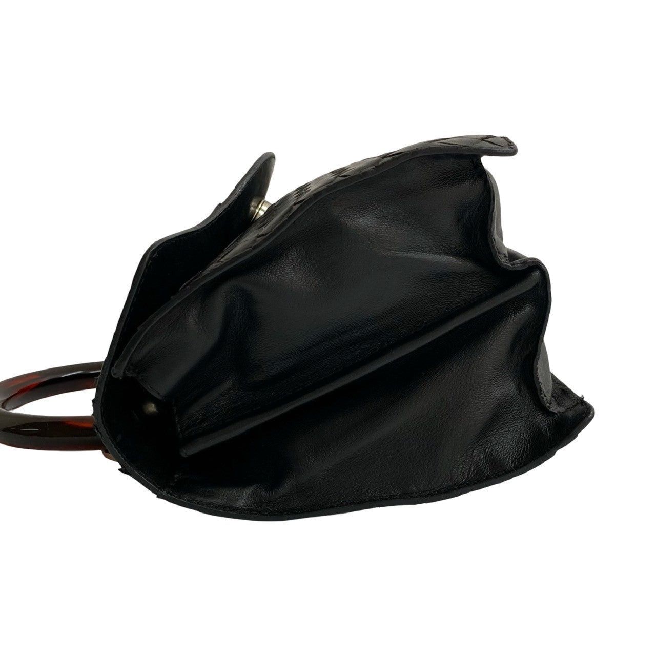 Bottega Veneta Bottega Veneta Shoulder Bag Black Leather Size ONE SIZE - 5 Thumbnail