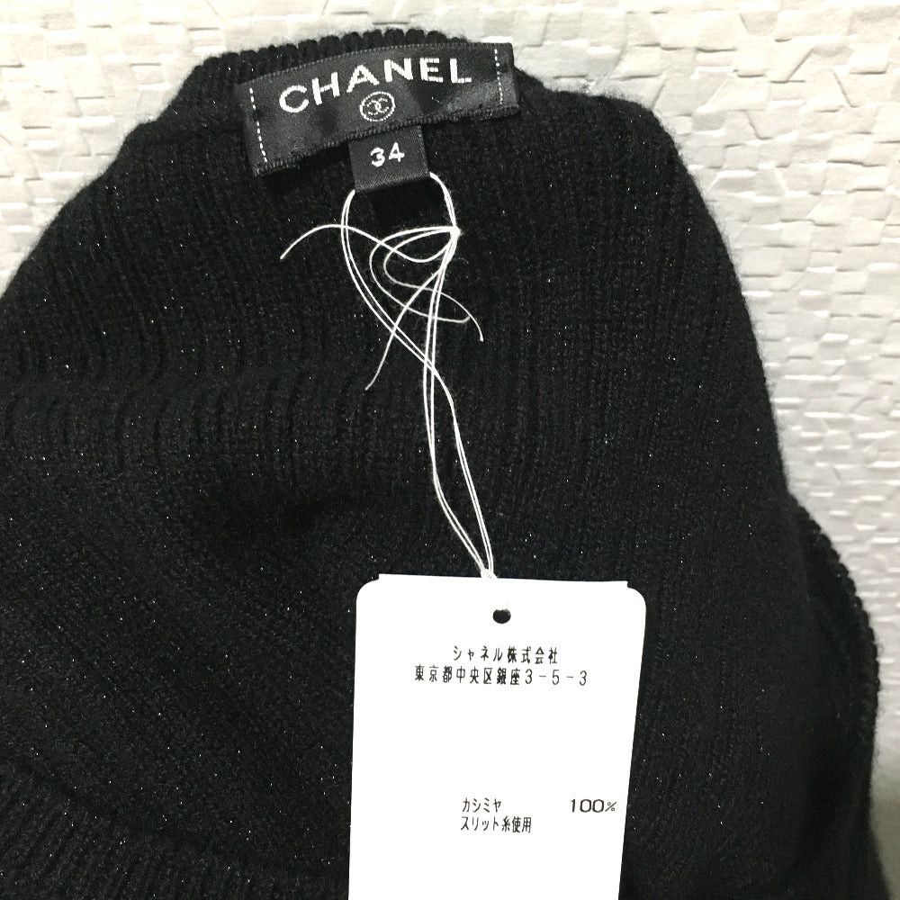 Chanel Chanel Knit 18S Apparel (Clothing) One Piece Cashmere Women Black Size XS / US 0-2 / IT 36-38 - 6 Thumbnail