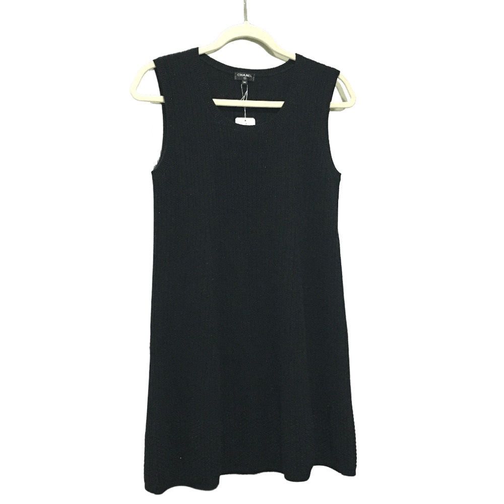 Chanel Chanel Knit 18S Apparel (Clothing) One Piece Cashmere Women Black Size XS / US 0-2 / IT 36-38 - 2 Thumbnail