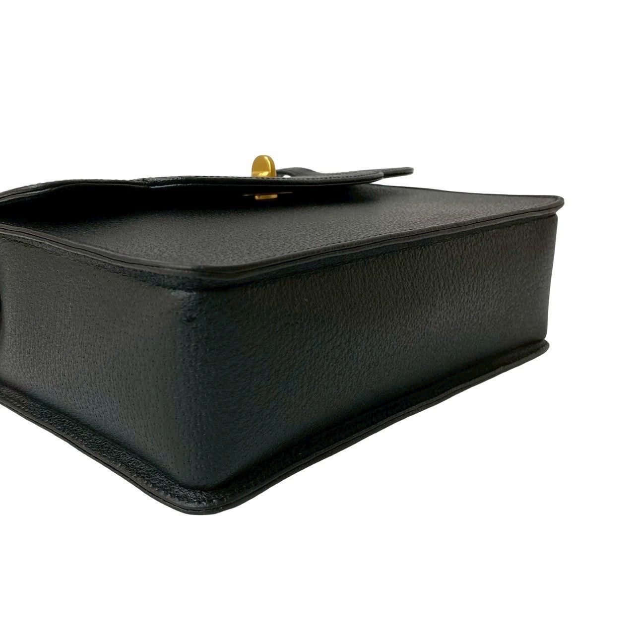 Gucci Gucci Handbag Black Leather Size ONE SIZE - 7 Thumbnail