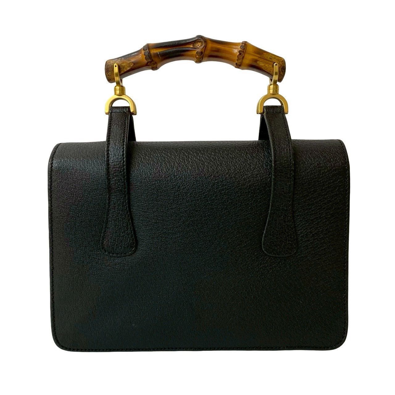 Gucci Gucci Handbag Black Leather Size ONE SIZE - 3 Thumbnail