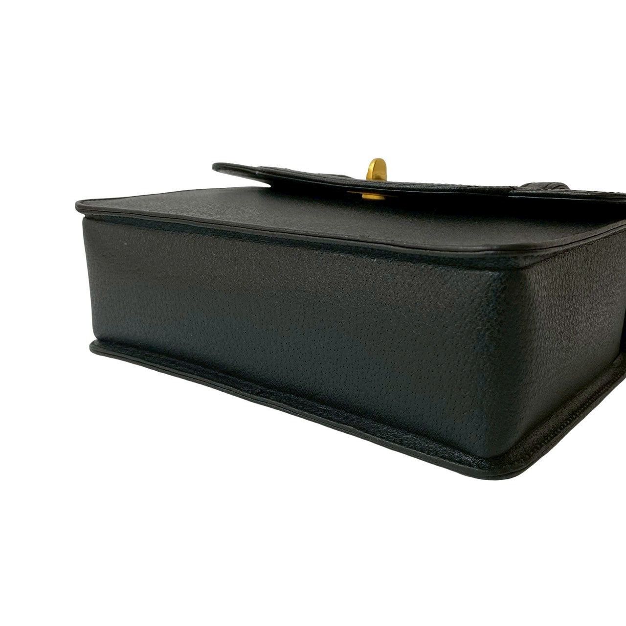 Gucci Gucci Handbag Black Leather Size ONE SIZE - 8 Thumbnail