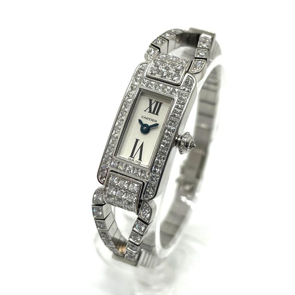 Cartier Cartier Cordon De Suite Pure Gold Quartz Wristwatch K18Wg Women White Size ONE SIZE - 5 Thumbnail