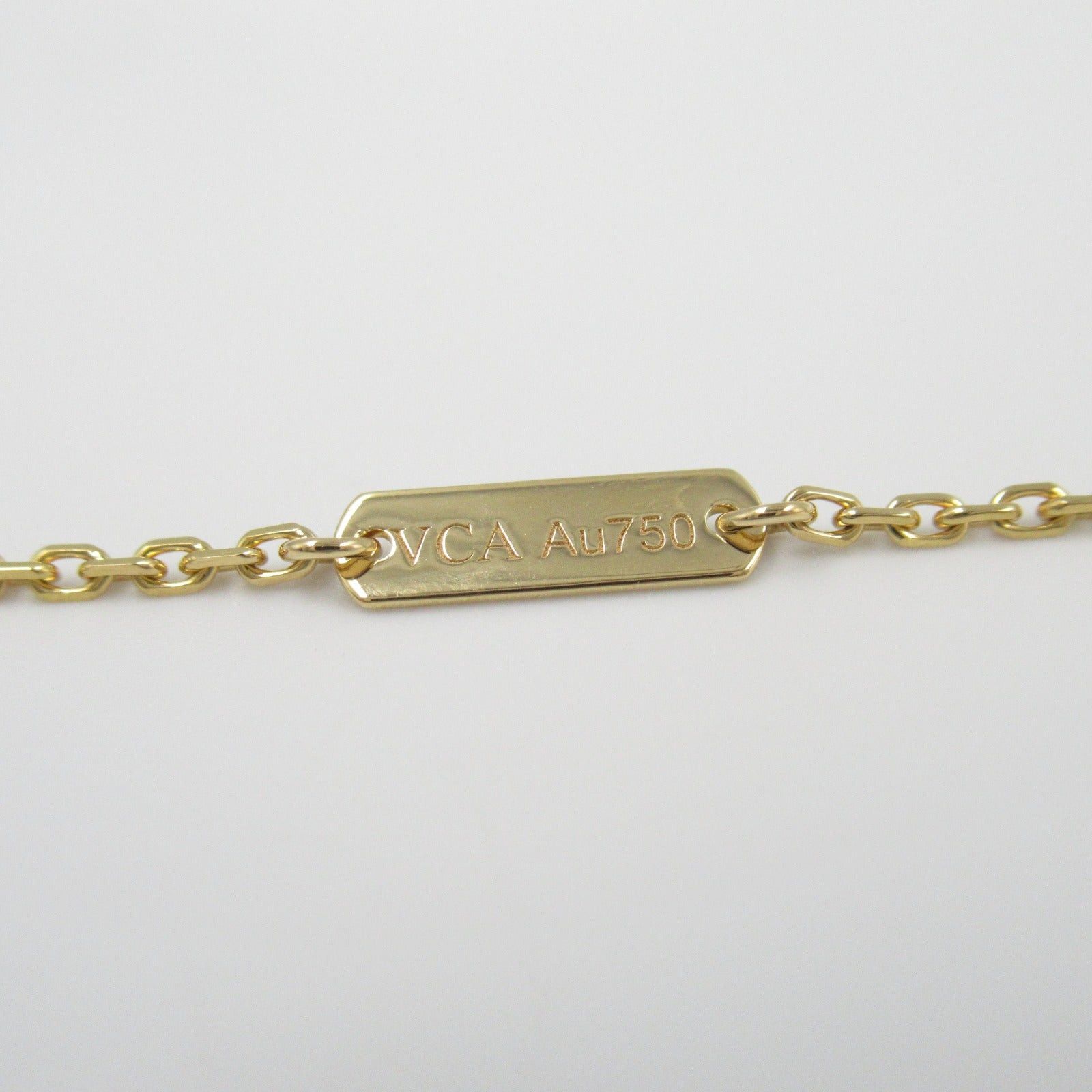 Van Cleef & Arpels Van Cleef Arpels Alhambra Necklace Mother Of Pearl K18 (Yellow Gold) White Size ONE SIZE - 4 Thumbnail