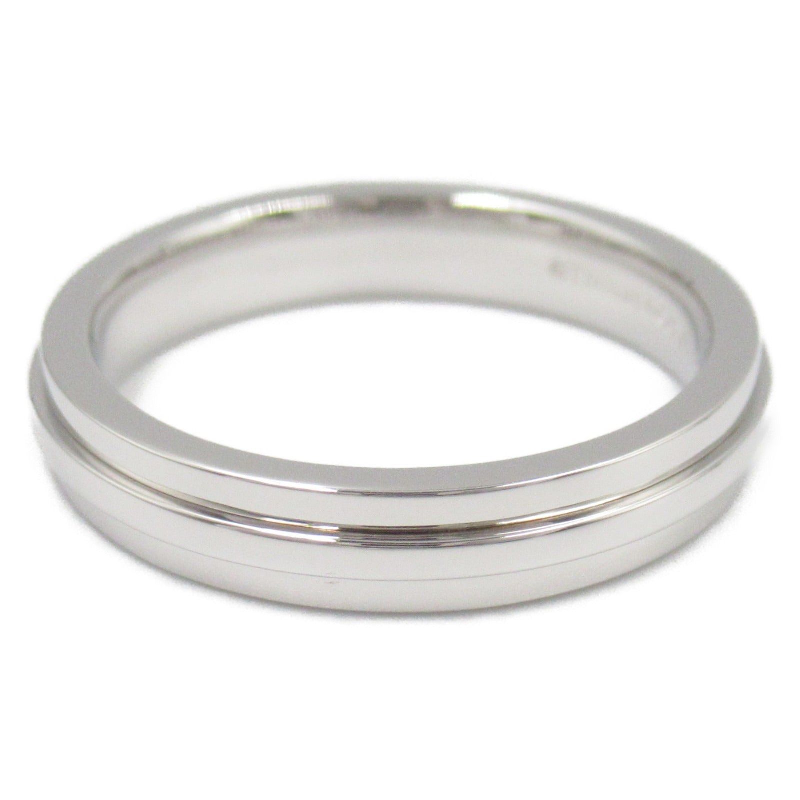 Tiffany & Co. Tiffany Co Ttwo Narrow Ring K18Wg (White Gold) Silver Size ONE SIZE - 3 Thumbnail