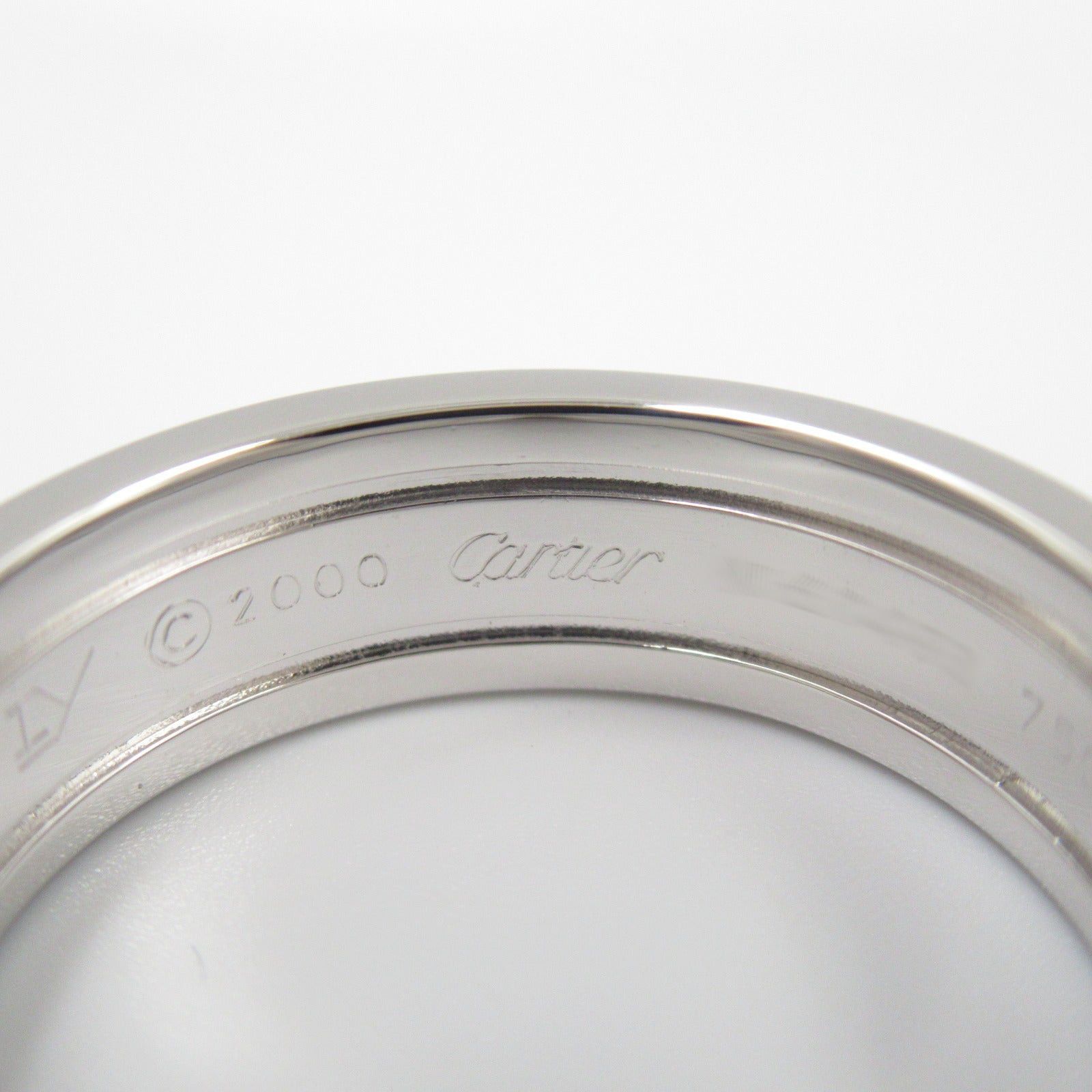 Cartier Cartier C2 Ring K18Wg (White Gold) Silver Size ONE SIZE - 4 Thumbnail