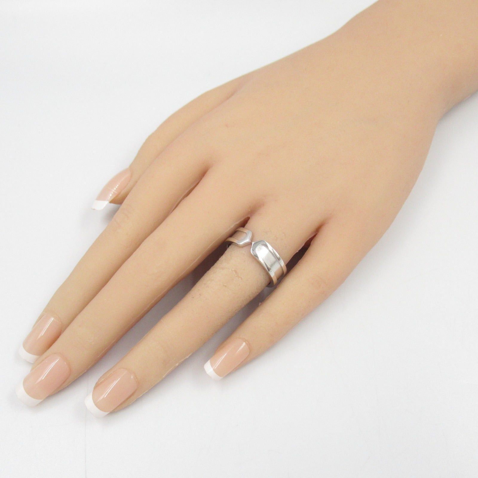 Cartier Cartier C2 Ring K18Wg (White Gold) Silver Size ONE SIZE - 8 Thumbnail