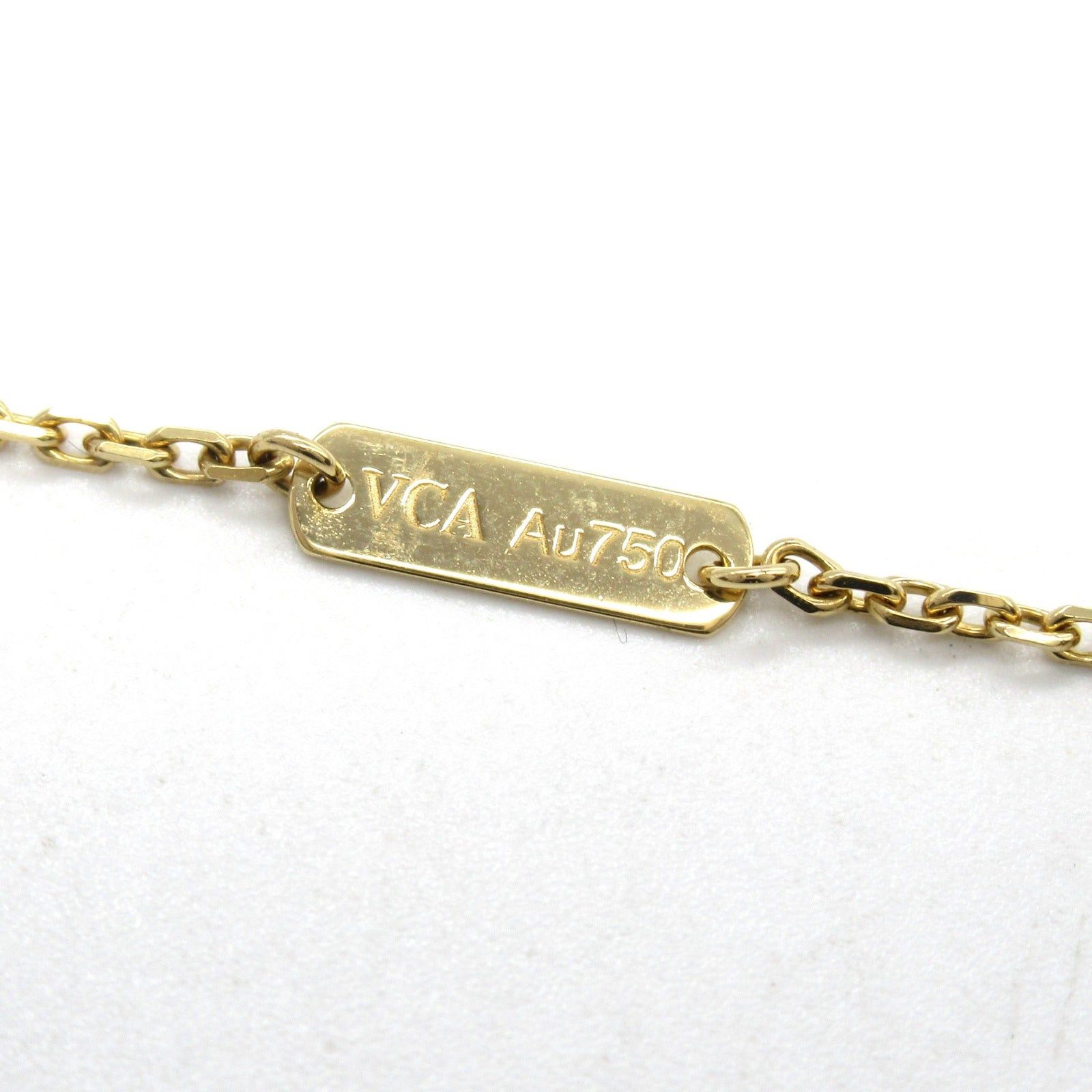 Van Cleef & Arpels Van Cleef Arpels Alhambra Necklace Onyx K18 (Yellow Gold) Black Size ONE SIZE - 4 Thumbnail