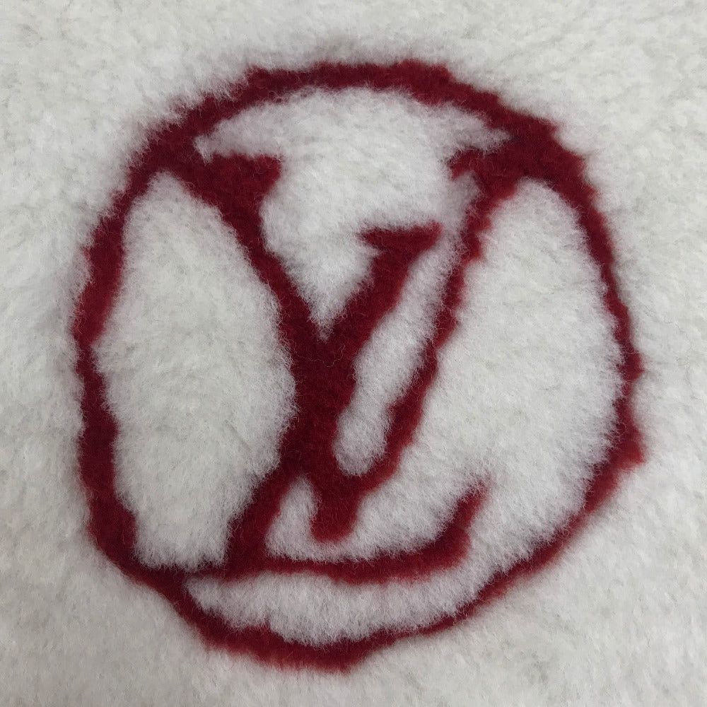 Louis Vuitton Louis Vuitton M70434 Monogram Flower Shallp Shirring Darling Stall Scarf Cashmere Women White×Red Size ONE SIZE - 4 Thumbnail
