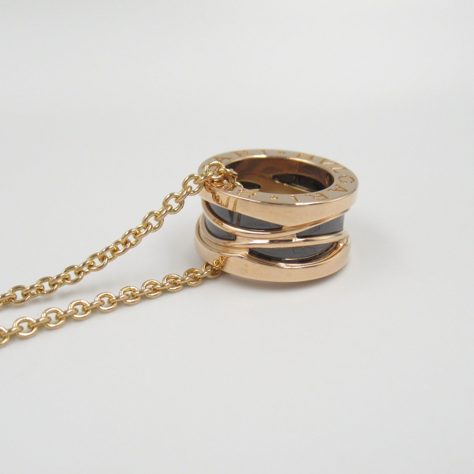 Bvlgari Bvlgari B Zero One Legend Necklace Ceramic K18Pg (Pink Gold) Gold Black Size ONE SIZE - 7 Thumbnail