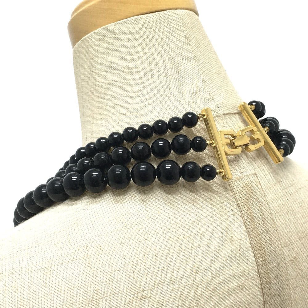 Givenchy Givenchy Three-Stranded Ball Necklace Accessories Gp Women Black×White Size ONE SIZE - 9 Thumbnail