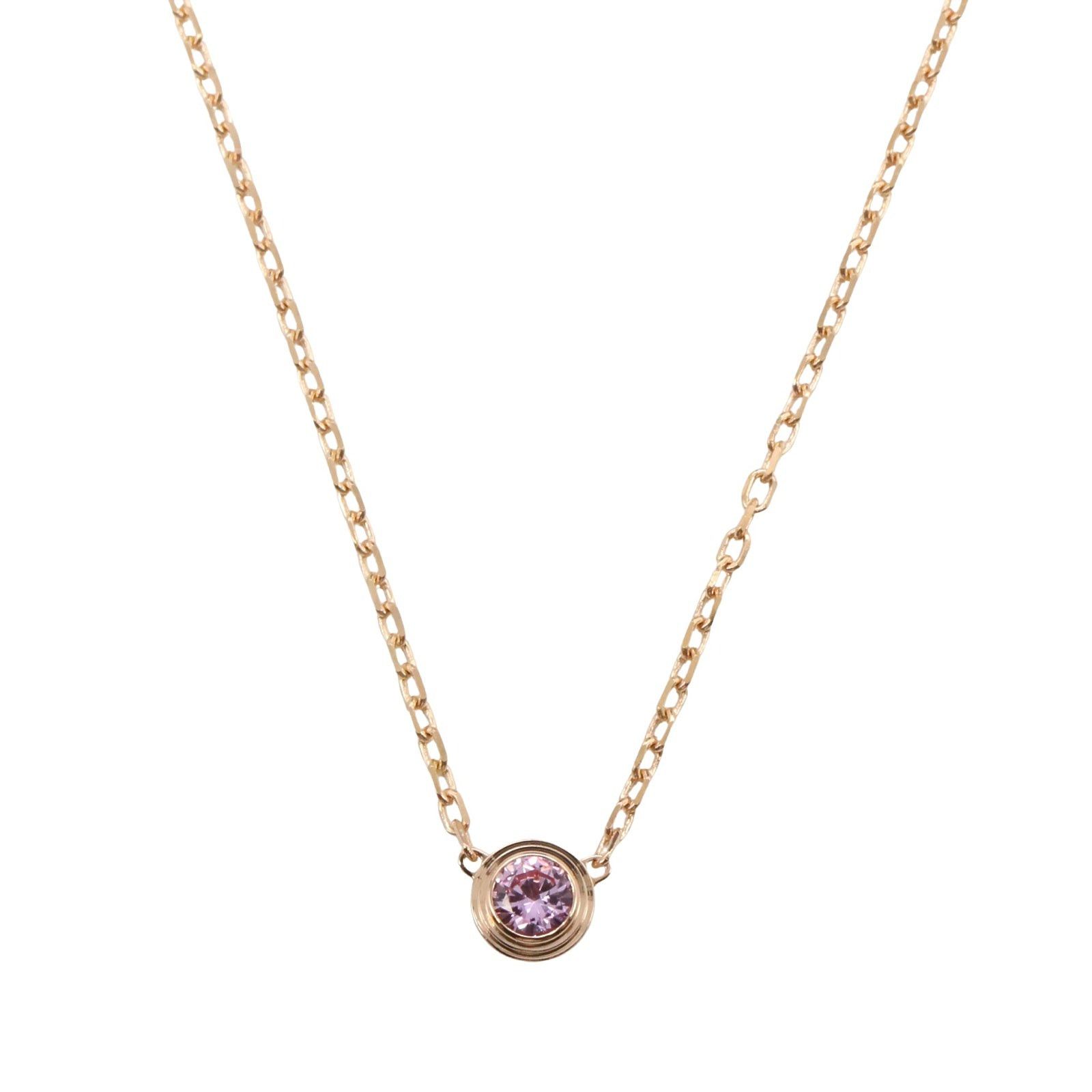 Cartier Cartier By The Yard Necklace Pink Sapphire K18Pg (Pink Gold) Size ONE SIZE - 2 Thumbnail