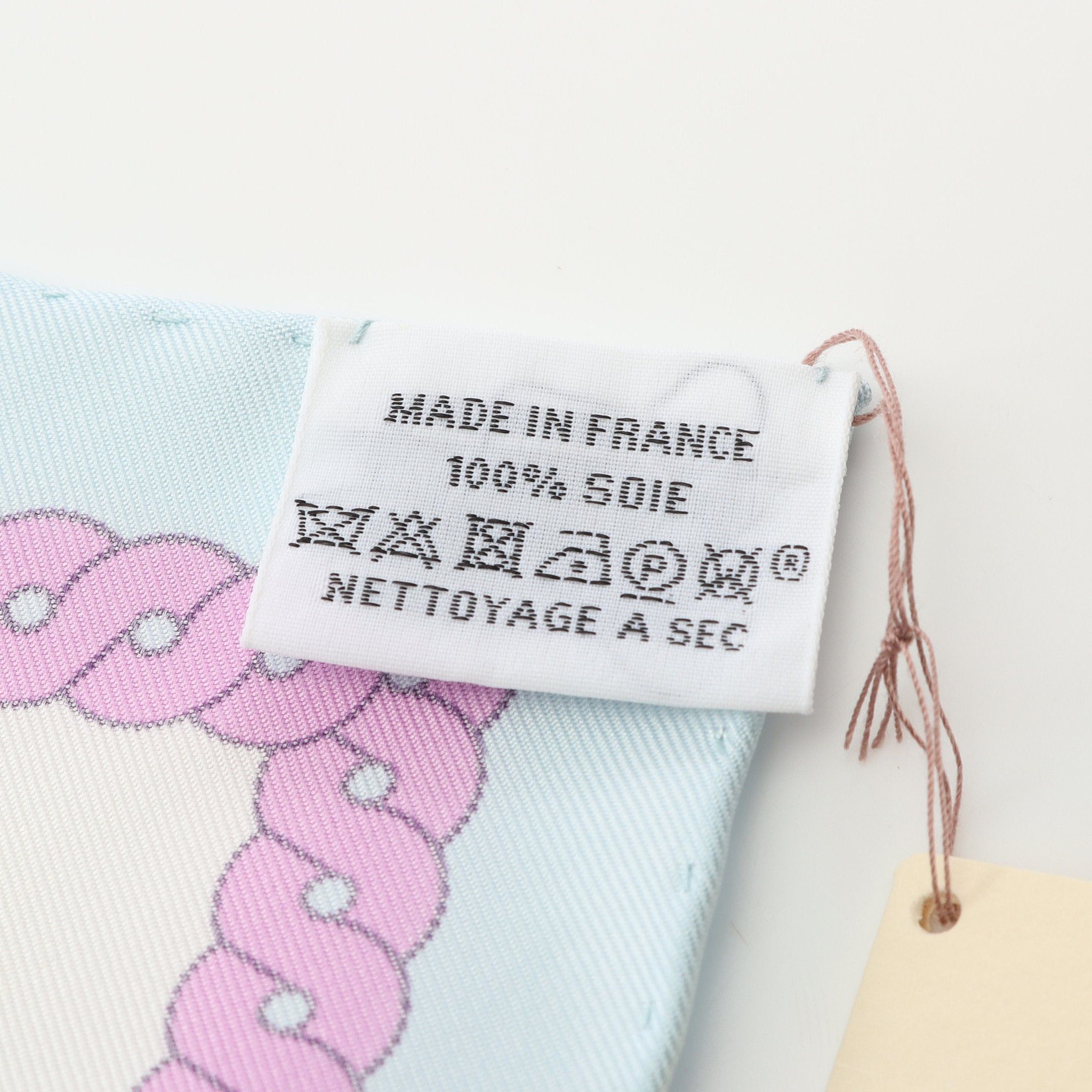 Hermes Hermes Carres 90 La Berline Bayadere Scarf Silk Light Green Multicolor Size ONE SIZE - 3 Thumbnail