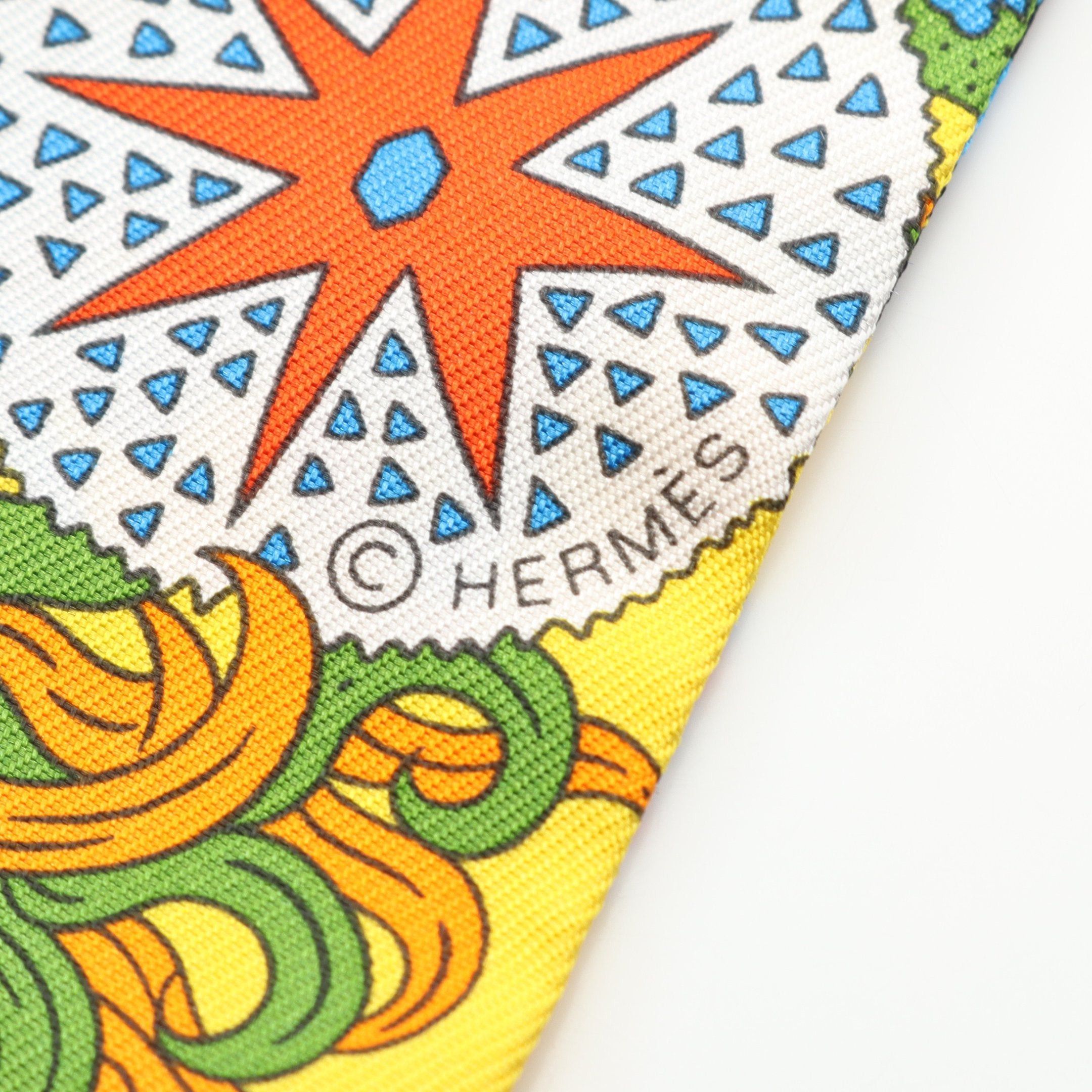 Hermes Hermes Twilly De L Ombrelle Aux Due Ribbon Scarf Silk Blue Size ONE SIZE - 2 Thumbnail