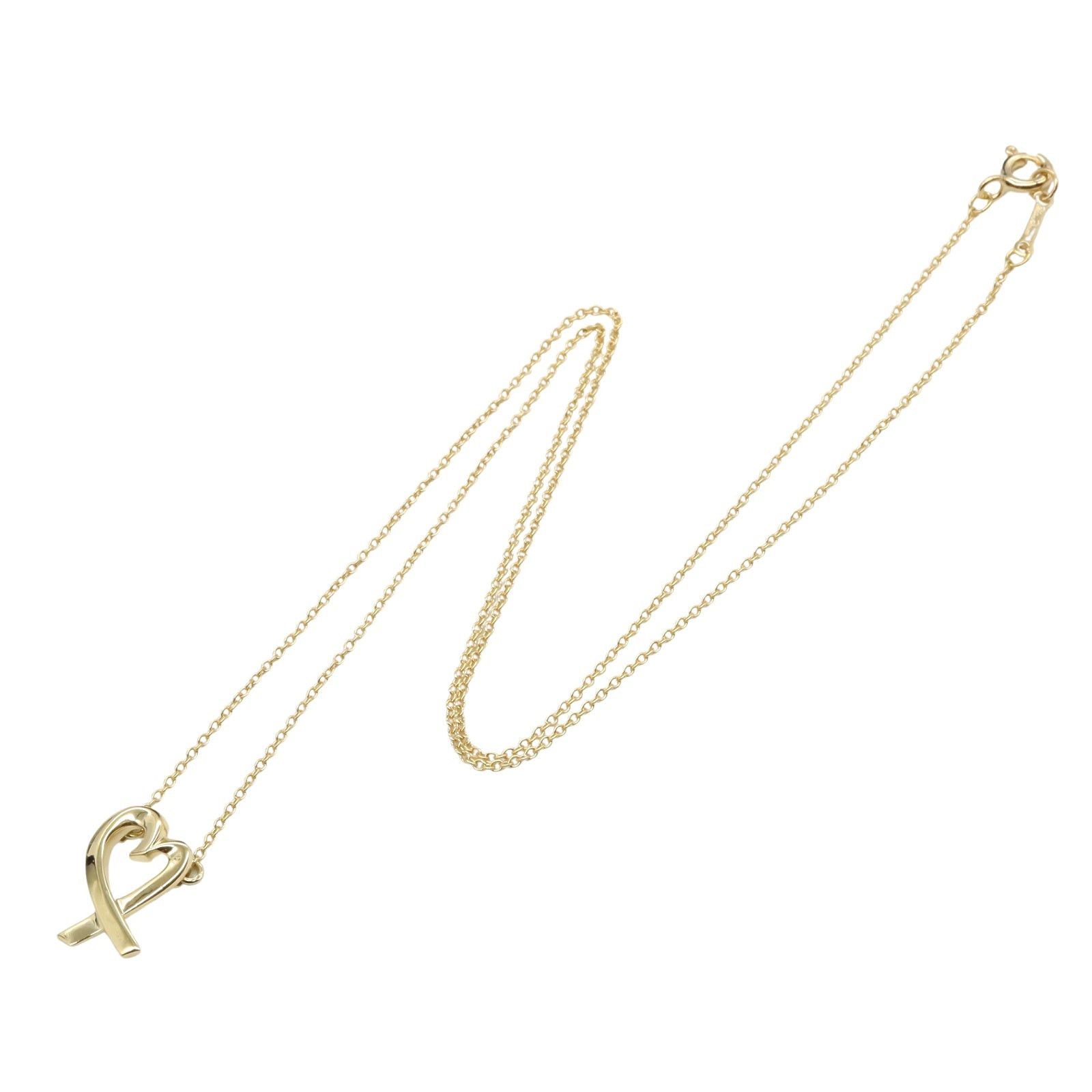 Tiffany & Co. Tiffany Co Loving Heart Necklace K18 (Yellow Gold) Gold Size ONE SIZE - 3 Thumbnail