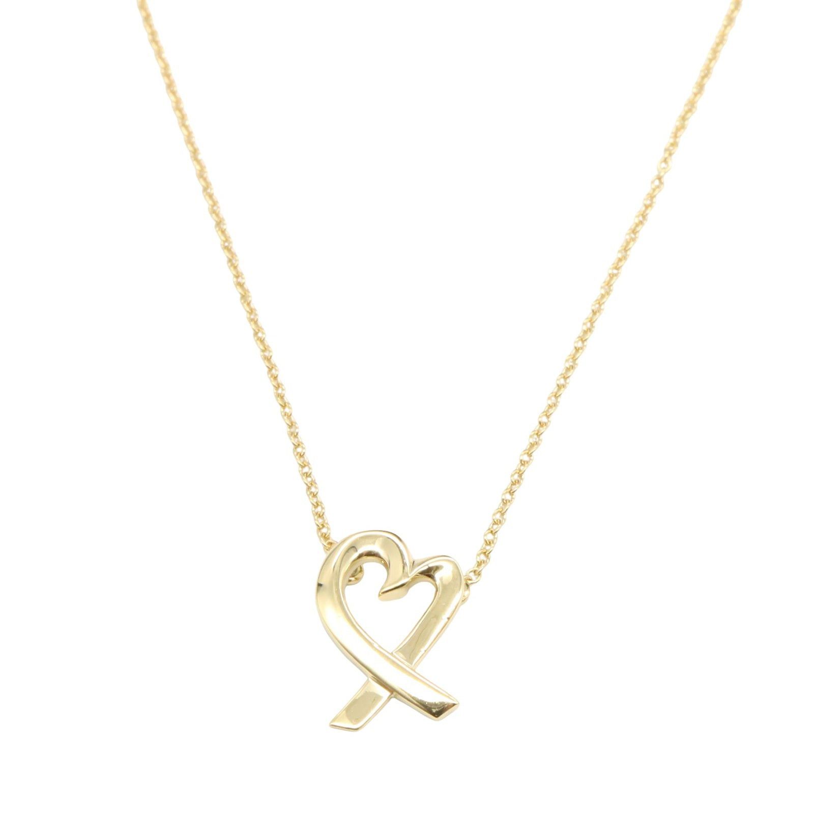 Tiffany & Co. Tiffany Co Loving Heart Necklace K18 (Yellow Gold) Gold Size ONE SIZE - 2 Thumbnail